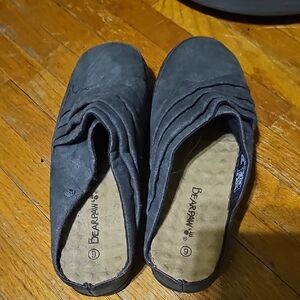 BearPaw Gray Mules Comfortable Slip-On Clogs